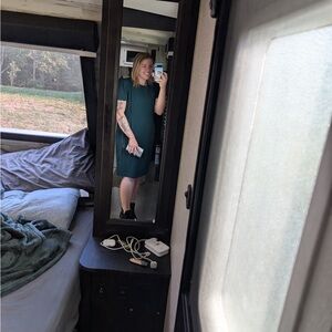 Calvin Klein Green Midi Dress